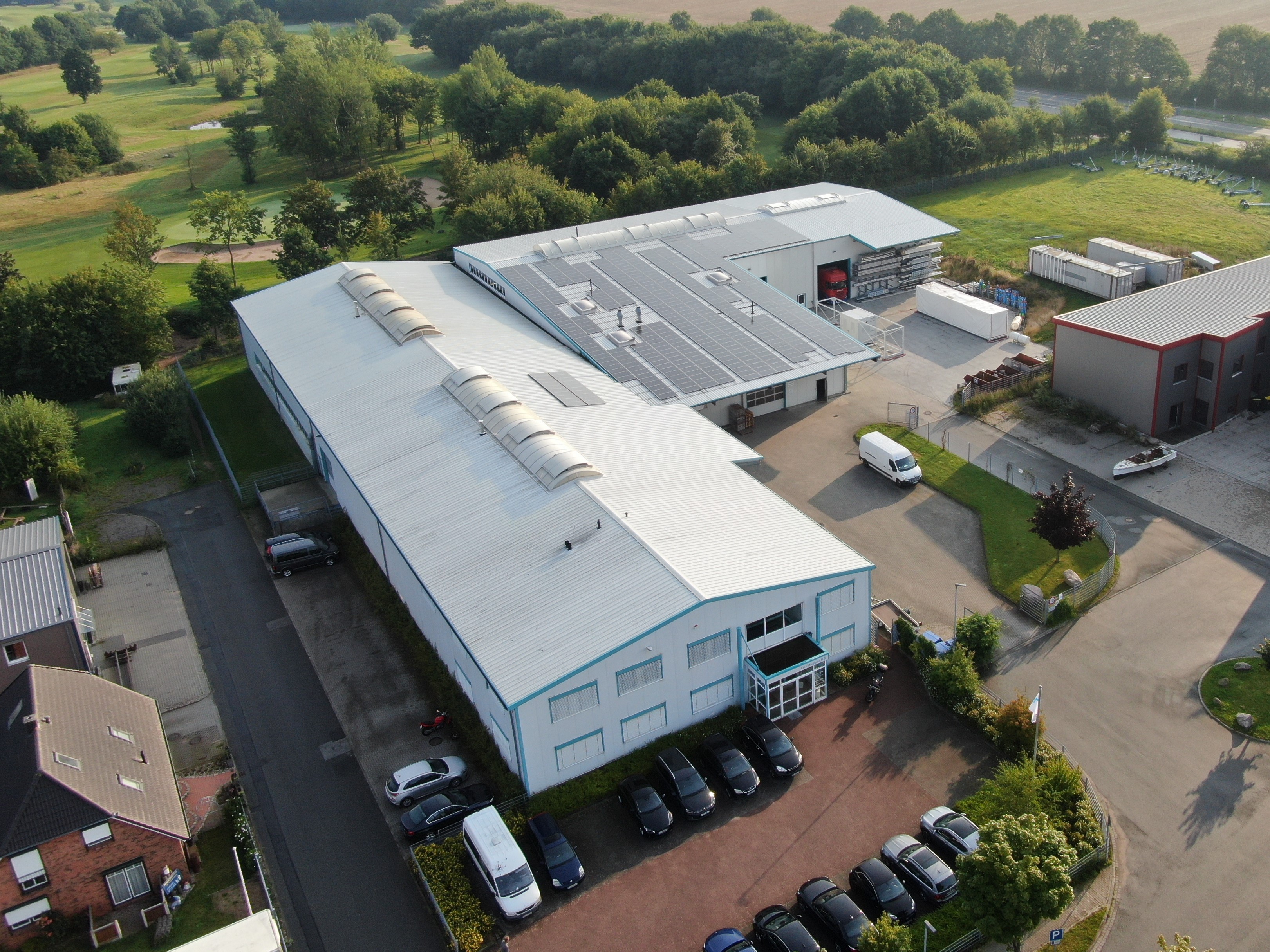 Luftbild des Hauptsitzes der Weihe GmbH